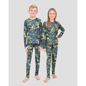 Terramar 2.0 Kids Free Ride Heritage 2pc Base Layer Set 2T, Thermal Underwear